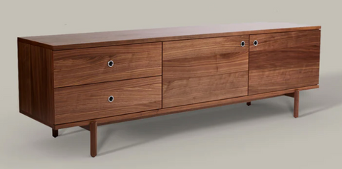 Custom Panino Media - 78" W x 20" D x 30" H / White Oak