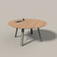 Timber Table Round 59