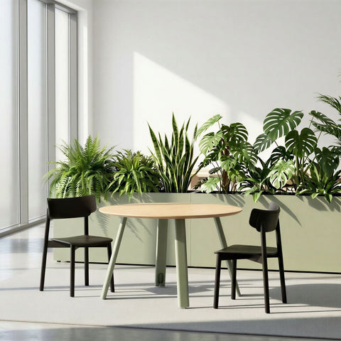 Timber Table Round 48