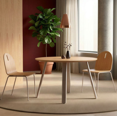 Timber Table Round 48