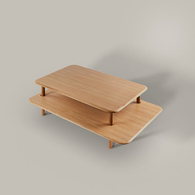 Grey Stack Table Stacked Table – Corral Design